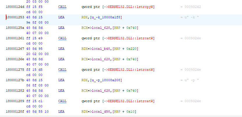 Recovered key evidence showing the XOR-decoded AES/HMAC key that Stage 1 passes to wuaupdt.exe