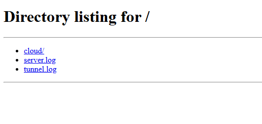 Historical open-directory exposure on 185.228.83[.]217, supporting its assessment as related infrastructure