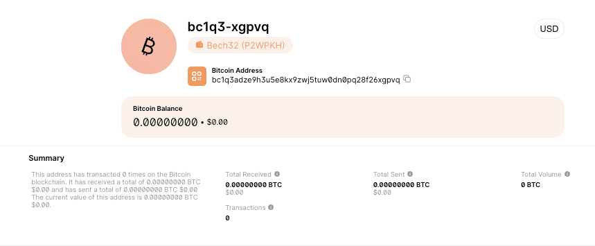 Dead wallet address check
